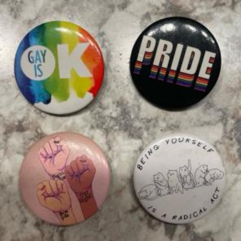 Pride Pin Buttons